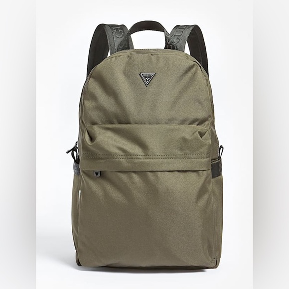 New GUESS Vice Logo Triangle Backpack - Picture 1 of 9